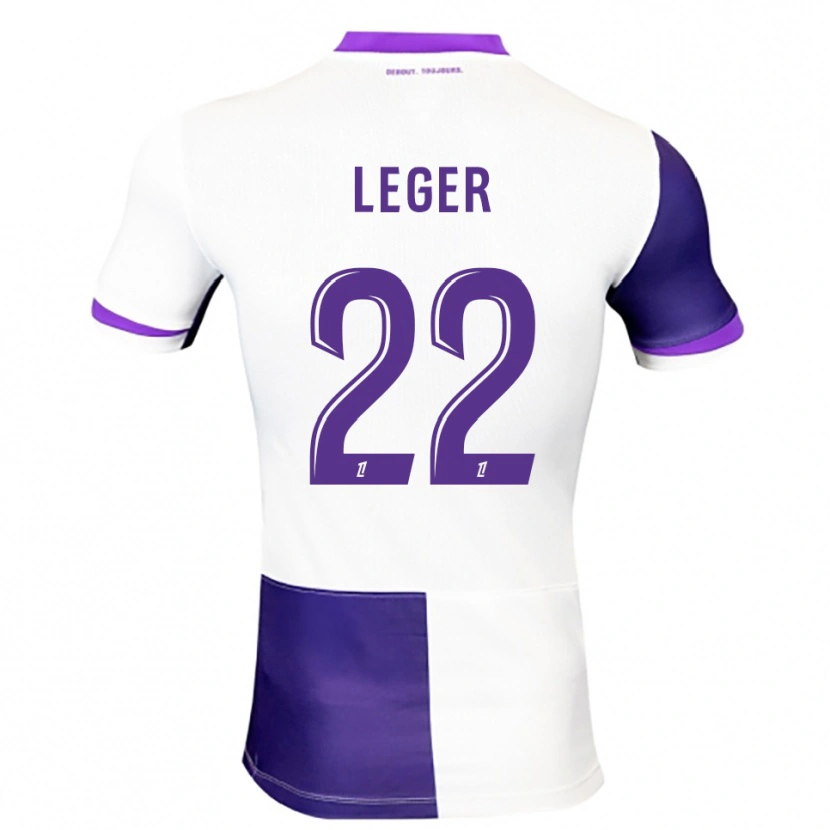 Danxen Kid Christelle Léger #22 Purple White Home Jersey 2025/26 T-Shirt