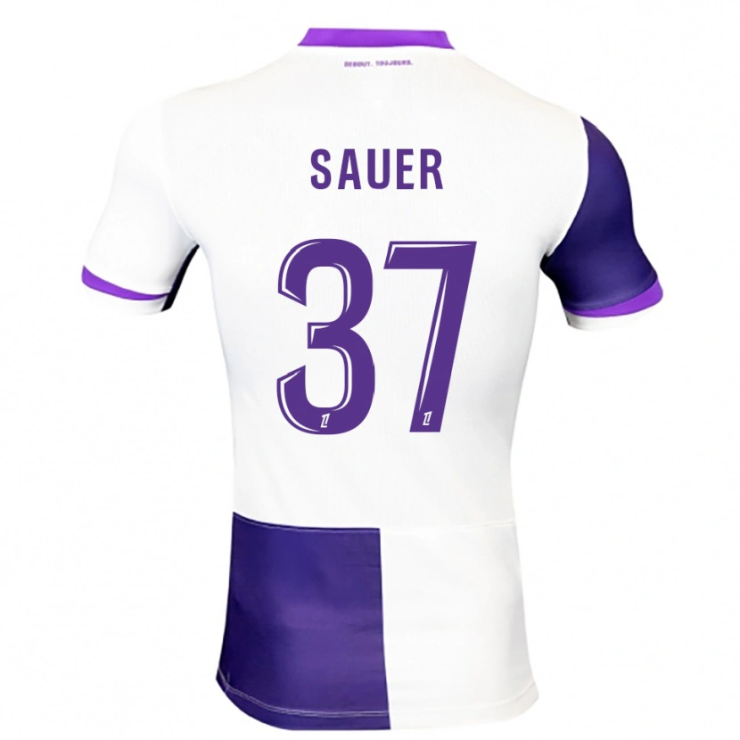 Danxen Kid Mario Sauer #37 Purple White Home Jersey 2025/26 T-Shirt