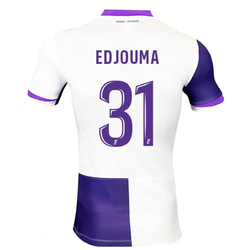 Danxen Kid Noah Edjouma #31 Purple White Home Jersey 2025/26 T-Shirt