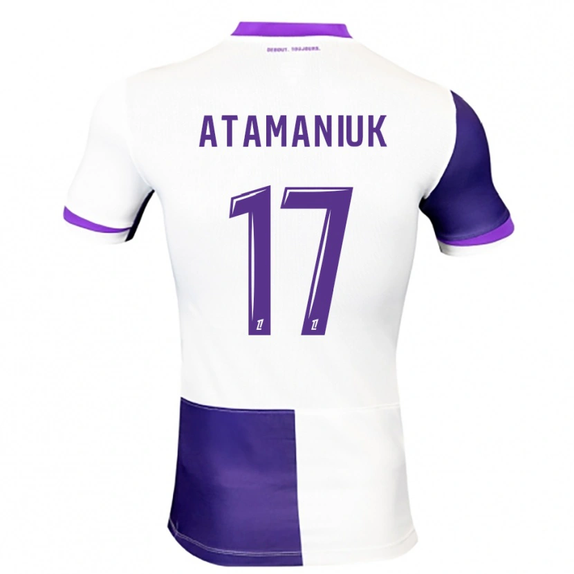 Danxen Kid Alexandra Atamaniuk #17 Purple White Home Jersey 2025/26 T-Shirt