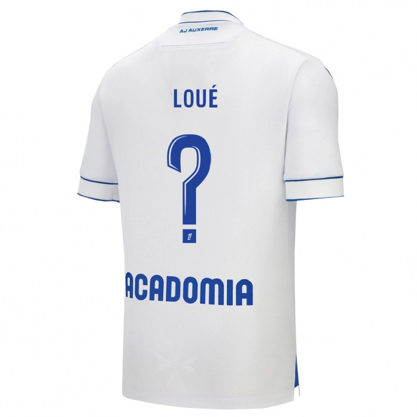 Danxen Kid Mathis-Tony Loué #0 White Blue Home Jersey 2025/26 T-Shirt