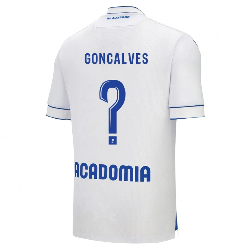 Danxen Kid Sorène Goncalves #0 White Blue Home Jersey 2025/26 T-Shirt