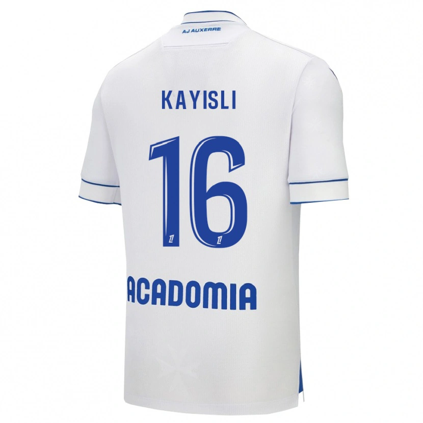 Danxen Kid Mehmet Kayisli #16 White Blue Home Jersey 2025/26 T-Shirt