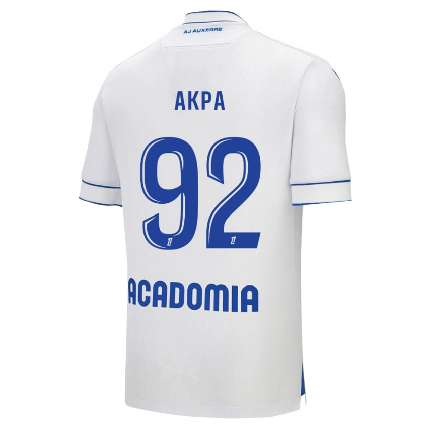 Danxen Kid Clément Akpa #92 White Blue Home Jersey 2025/26 T-Shirt