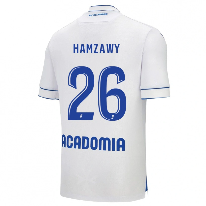 Danxen Kid Radwan Hamzawy #26 White Blue Home Jersey 2025/26 T-Shirt