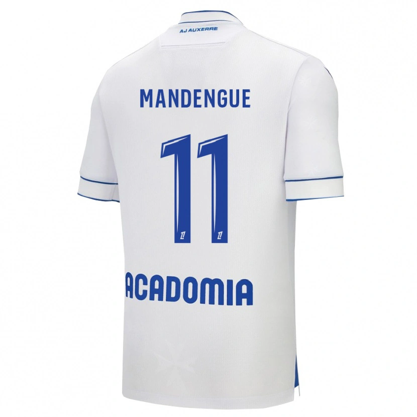 Danxen Kid Rayan Mandengue #11 White Blue Home Jersey 2025/26 T-Shirt
