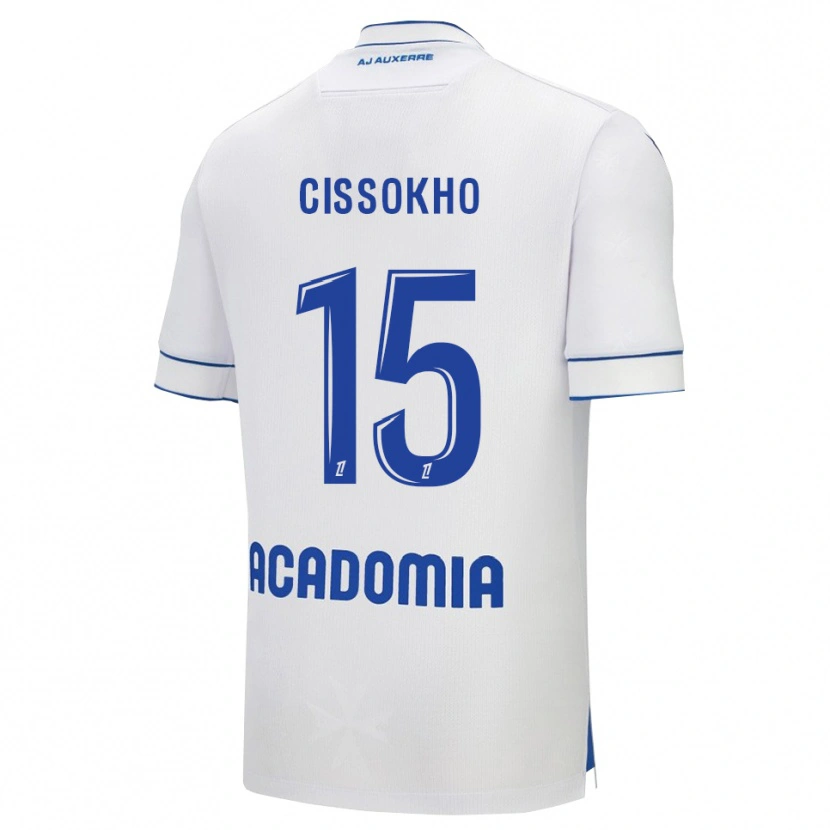 Danxen Kid Mamoudou Cissokho #15 White Blue Home Jersey 2025/26 T-Shirt