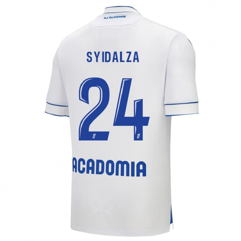 Danxen Kid Denelzo Syidalza #24 White Blue Home Jersey 2025/26 T-Shirt