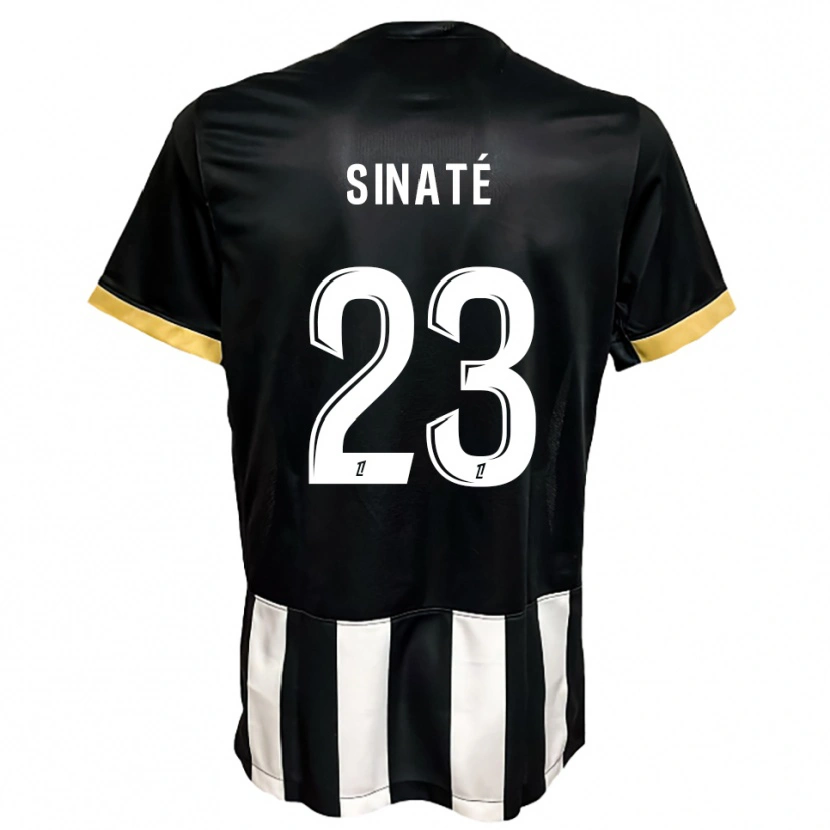 Danxen Kid Dan Sinaté #23 Black  White Home Jersey 2025/26 T-Shirt