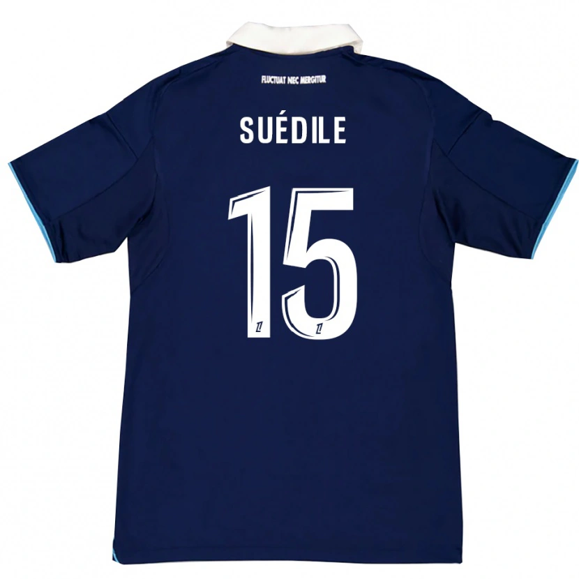 Danxen Kid Layvin Suédile #15 Dark Blue White Home Jersey 2025/26 T-Shirt