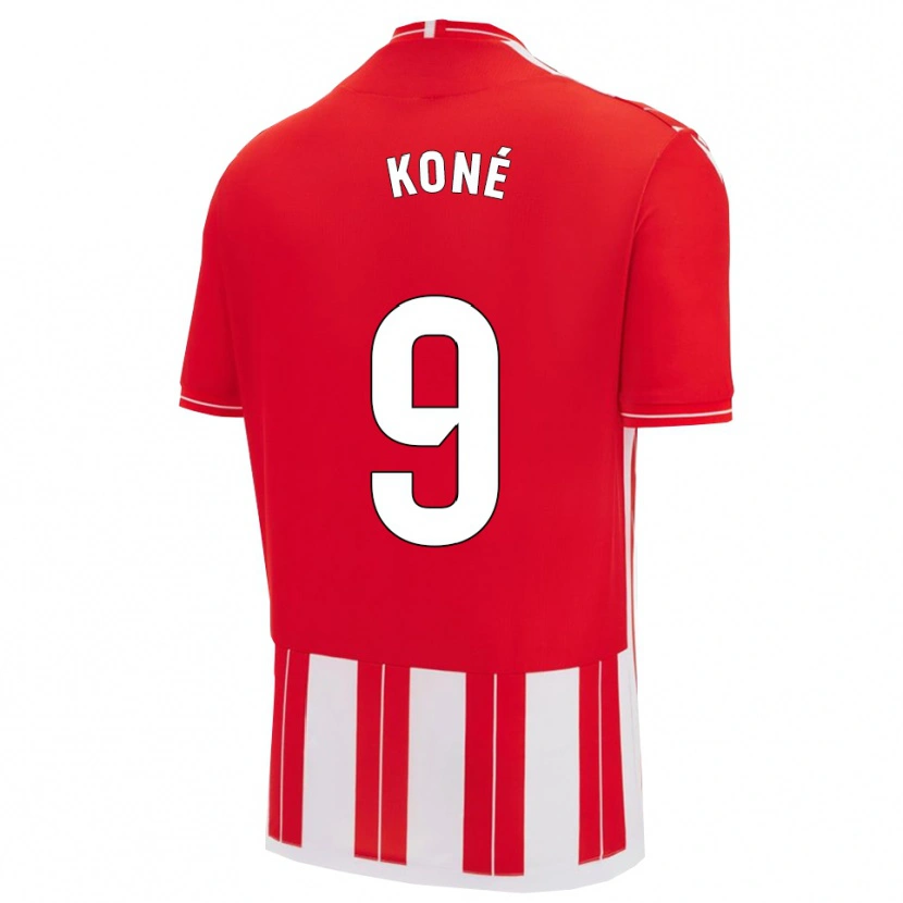 Danxen Kid Ibrahima Koné #9 Red White Home Jersey 2025/26 T-Shirt