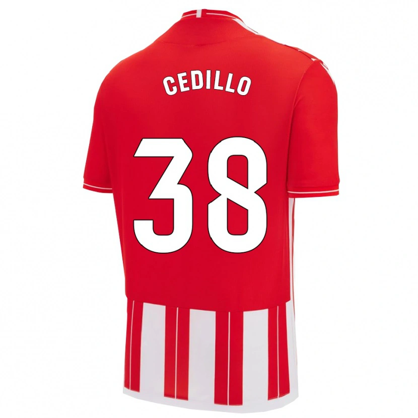 Danxen Kid Pedro Cedillo #38 Red White Home Jersey 2025/26 T-Shirt