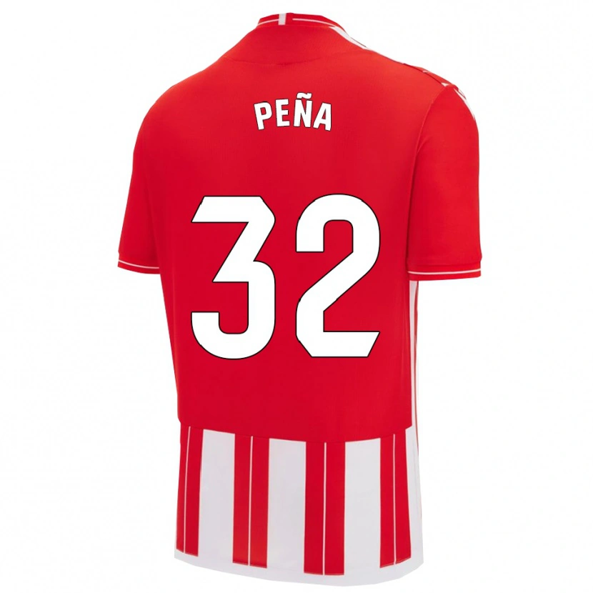 Danxen Kid Marcos Peña #32 Red White Home Jersey 2025/26 T-Shirt