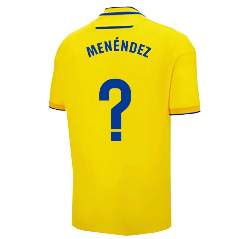 Danxen Kid Jaime Menéndez #0 Yellow Navy Home Jersey 2025/26 T-Shirt