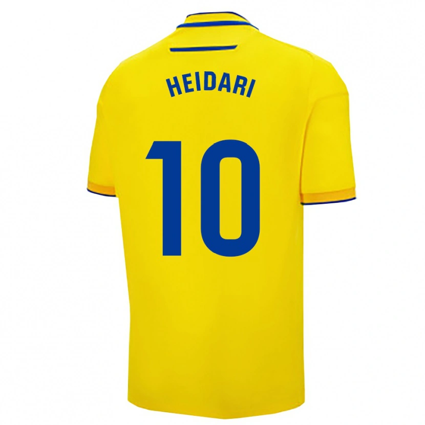 Danxen Kid Arman Heidari #10 Yellow Navy Home Jersey 2025/26 T-Shirt