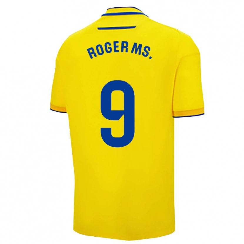 Danxen Kid Roger Martí #9 Yellow Navy Home Jersey 2025/26 T-Shirt