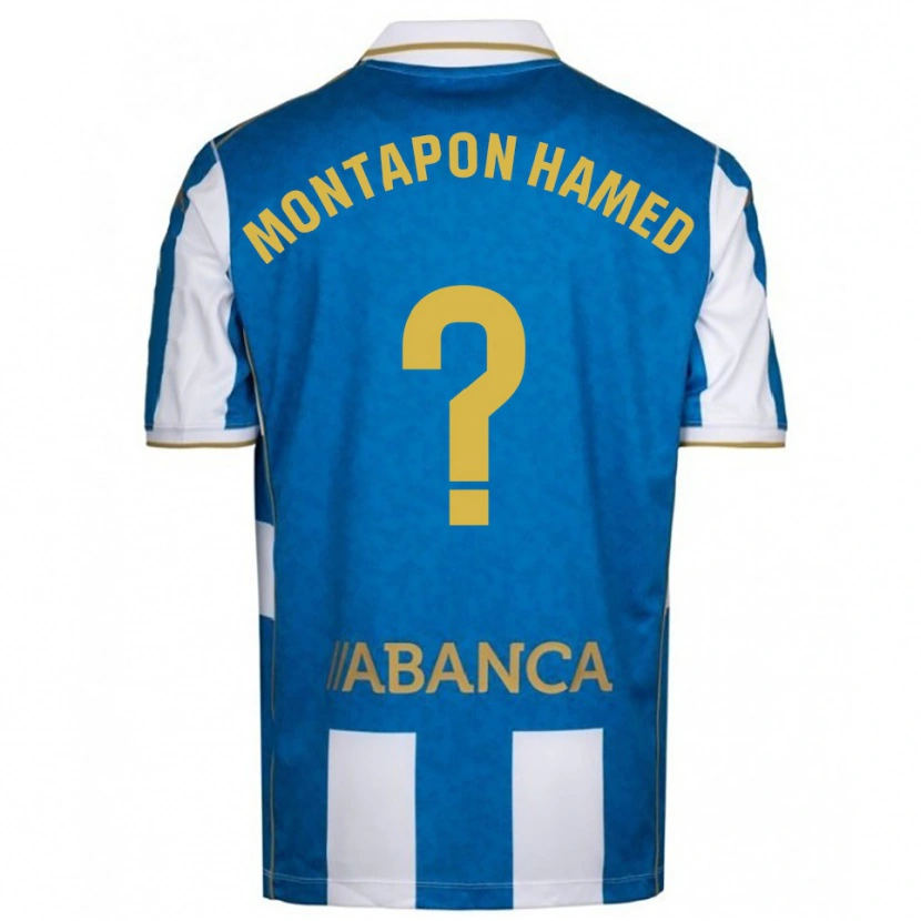 Danxen Kid Fadil Montapon Hamed #0 White Blue Home Jersey 2025/26 T-Shirt