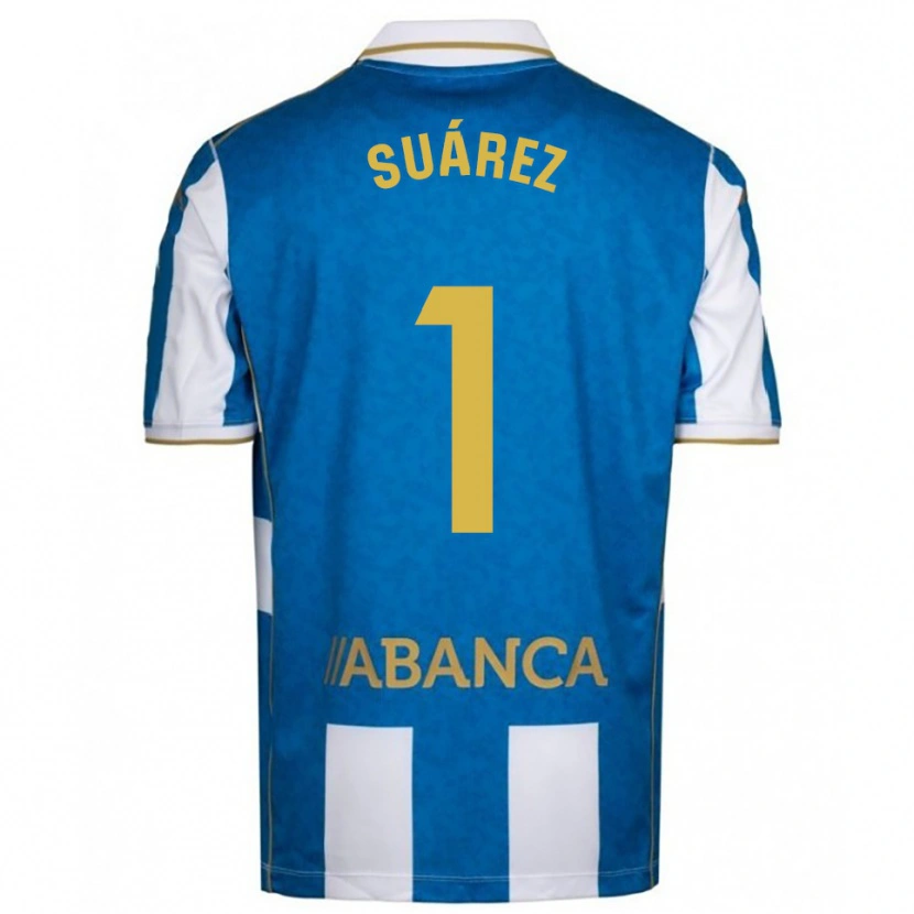 Danxen Kid Brais Suárez #1 White Blue Home Jersey 2025/26 T-Shirt