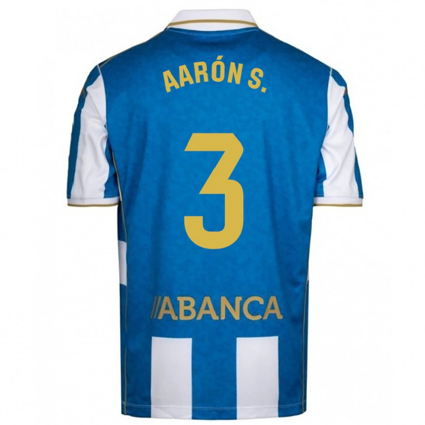 Danxen Kid Aarón Sánchez #3 White Blue Home Jersey 2025/26 T-Shirt