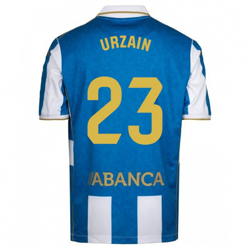 Danxen Kid Fabián Urzain #23 White Blue Home Jersey 2025/26 T-Shirt