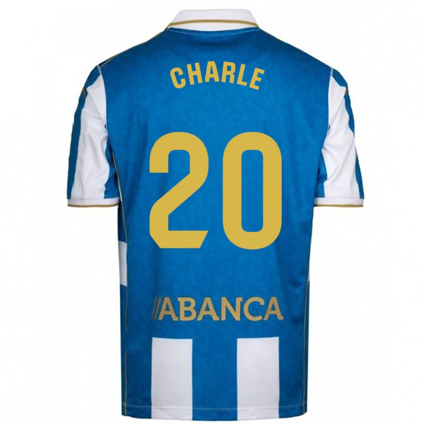 Danxen Kid Marta Charle #20 White Blue Home Jersey 2025/26 T-Shirt