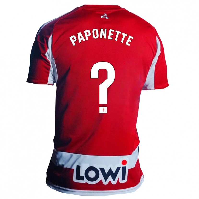 Danxen Kid Addae Paponette #0 Red White Home Jersey 2025/26 T-Shirt