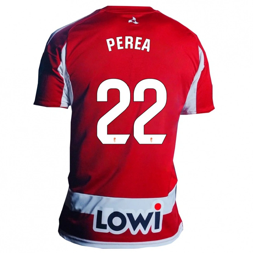 Danxen Kid Alberto Perea #22 Red White Home Jersey 2025/26 T-Shirt