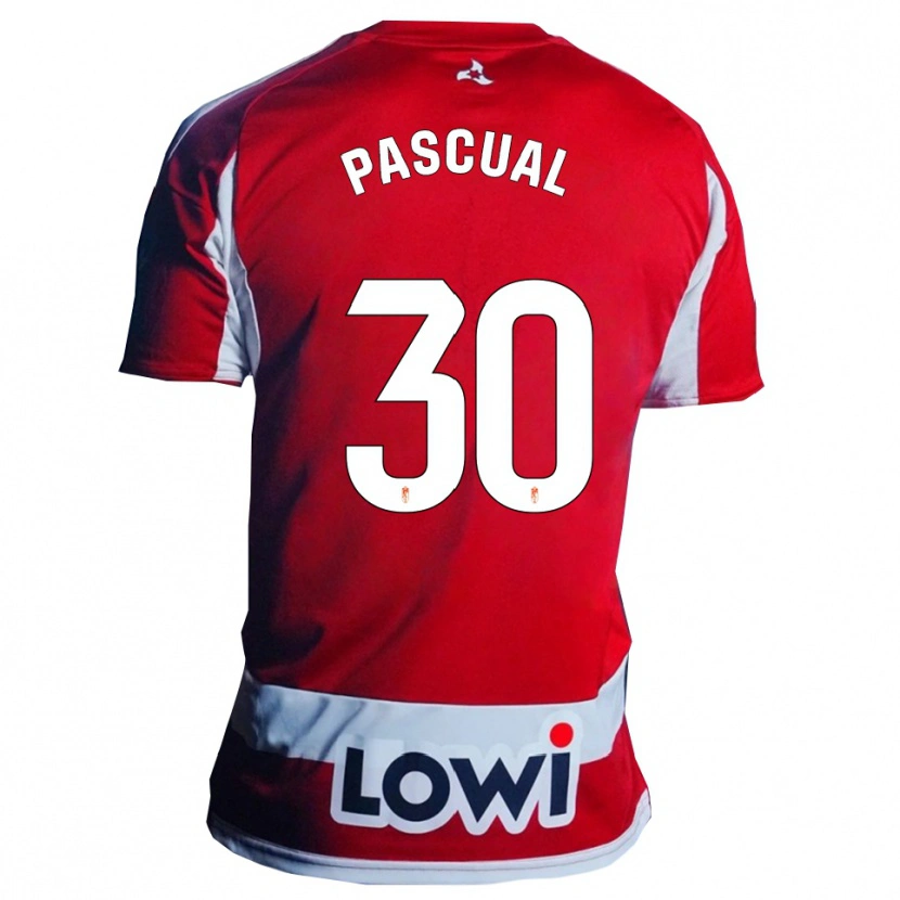 Danxen Kid Jorge Pascual #30 Red White Home Jersey 2025/26 T-Shirt