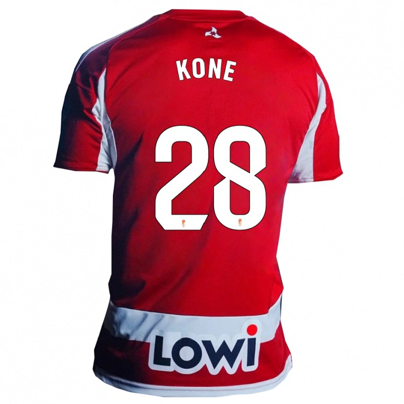 Danxen Kid Abdoulaye Kone #28 Red White Home Jersey 2025/26 T-Shirt
