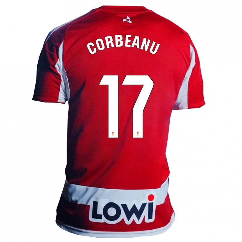 Danxen Kid Theo Corbeanu #17 Red White Home Jersey 2025/26 T-Shirt