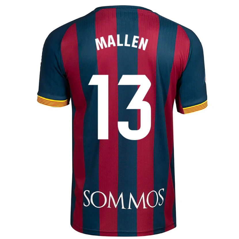 Danxen Kid Lucía Mallén #13 Navy Blue Red Home Jersey 2025/26 T-Shirt