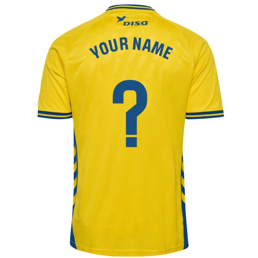 Danxen Kid Your Name #0 Yellow Blue Home Jersey 2025/26 T-Shirt