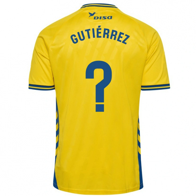 Danxen Kid Marco Gutiérrez #0 Yellow Blue Home Jersey 2025/26 T-Shirt