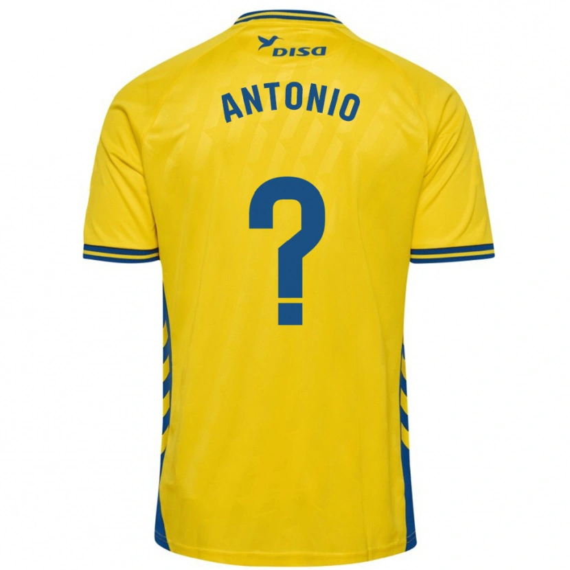 Danxen Kid Antonio Hernández #0 Yellow Blue Home Jersey 2025/26 T-Shirt