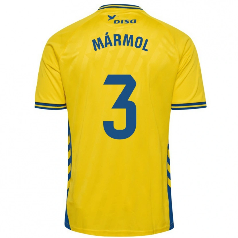 Danxen Kid Mika Mármol #3 Yellow Blue Home Jersey 2025/26 T-Shirt