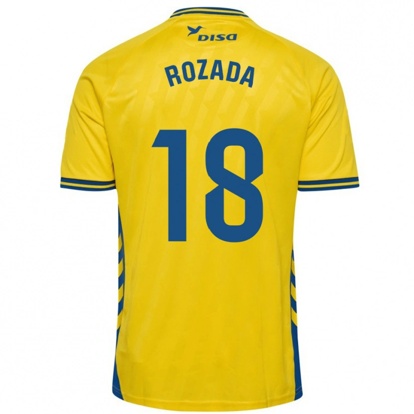 Danxen Kid Viti Rozada #18 Yellow Blue Home Jersey 2025/26 T-Shirt
