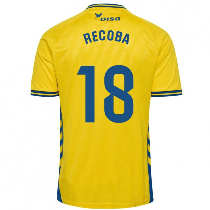Danxen Kid Jeremía Recoba #18 Yellow Blue Home Jersey 2025/26 T-Shirt