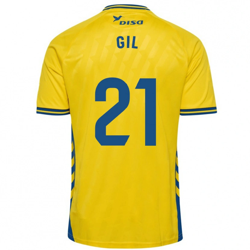 Danxen Kid Iván Gil #21 Yellow Blue Home Jersey 2025/26 T-Shirt