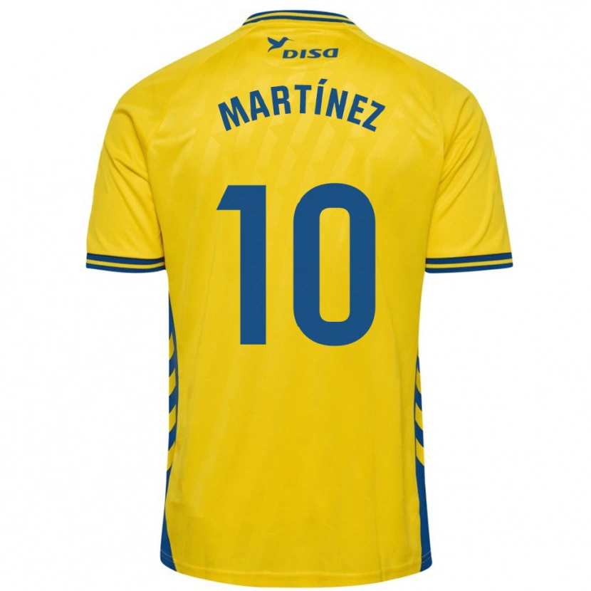Danxen Kid Javi Martínez #10 Yellow Blue Home Jersey 2025/26 T-Shirt