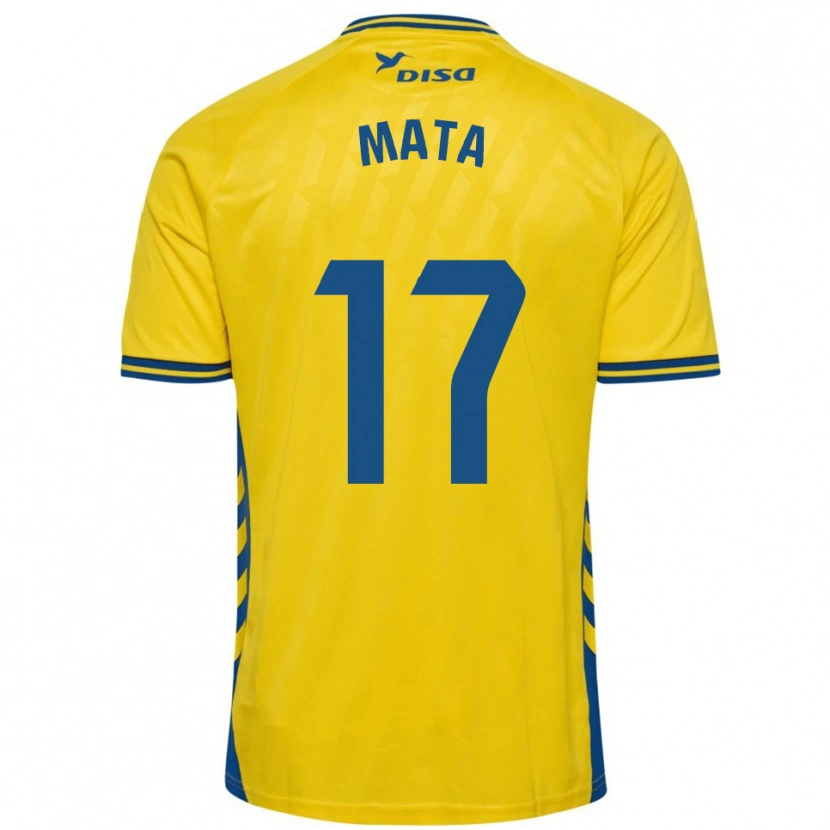 Danxen Kid Jaime Mata #17 Yellow Blue Home Jersey 2025/26 T-Shirt