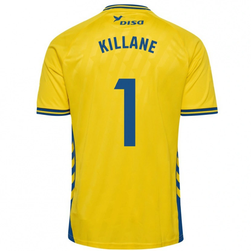 Danxen Kid Álvaro Killane #1 Yellow Blue Home Jersey 2025/26 T-Shirt
