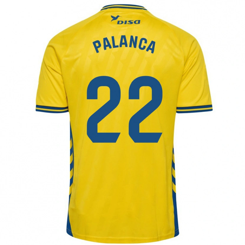 Danxen Kid Palanca #22 Yellow Blue Home Jersey 2025/26 T-Shirt