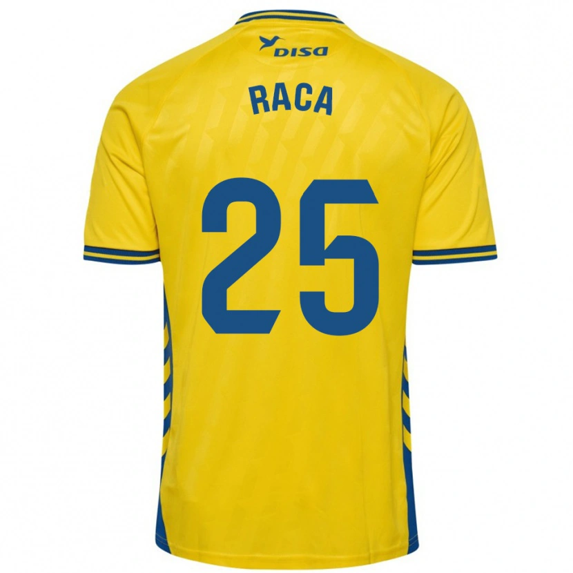 Danxen Kid Valentino Raca #25 Yellow Blue Home Jersey 2025/26 T-Shirt