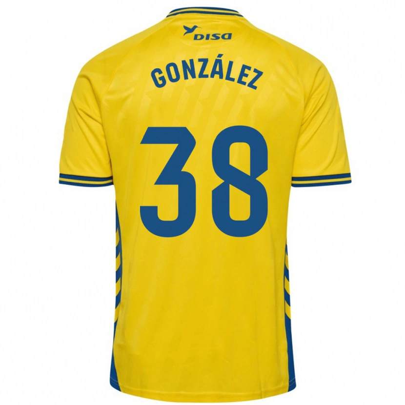 Danxen Kid Josito González #38 Yellow Blue Home Jersey 2025/26 T-Shirt