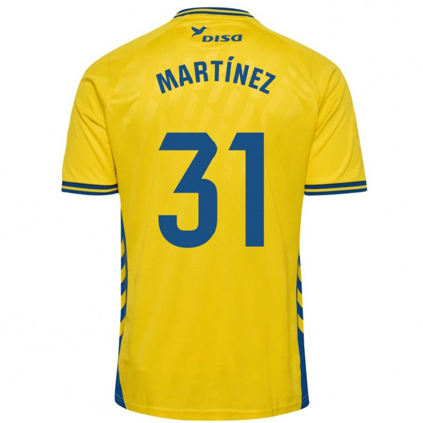 Danxen Kid Ian Martínez #31 Yellow Blue Home Jersey 2025/26 T-Shirt