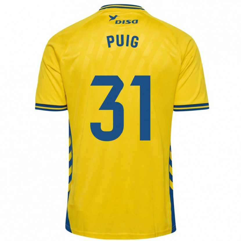 Danxen Kid Victor Puig #31 Yellow Blue Home Jersey 2025/26 T-Shirt