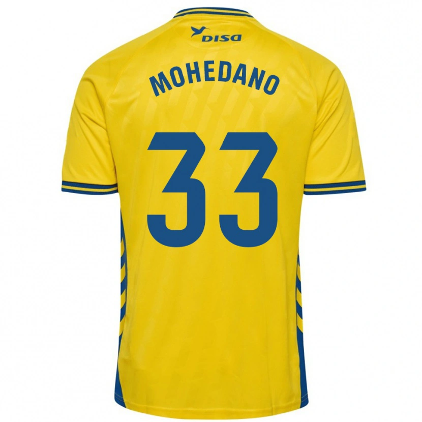 Danxen Kid Eduard Mohedano #33 Yellow Blue Home Jersey 2025/26 T-Shirt