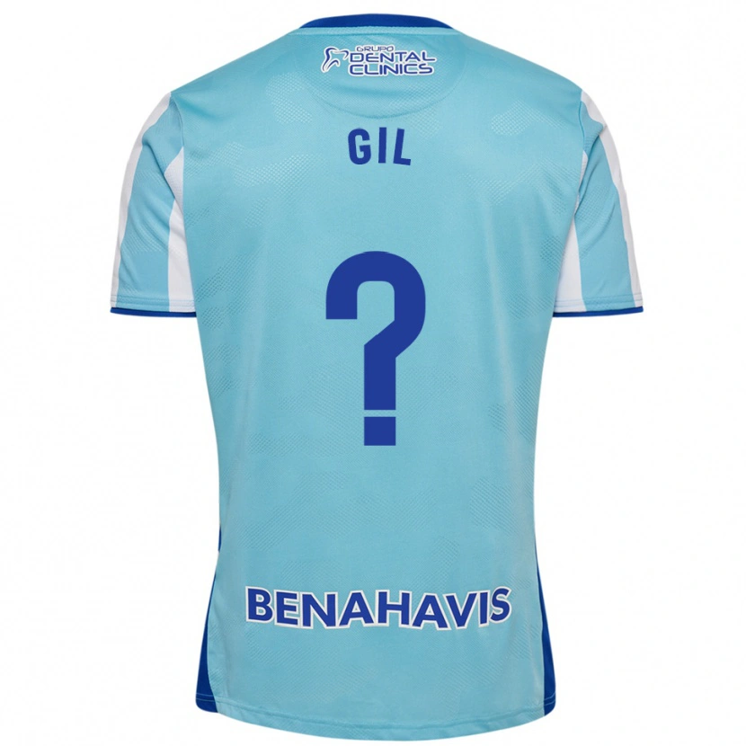 Danxen Kid José Gil #0 Sky Blue White Home Jersey 2025/26 T-Shirt