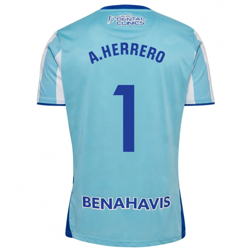 Danxen Kid Alfonso Herrero #1 Sky Blue White Home Jersey 2025/26 T-Shirt