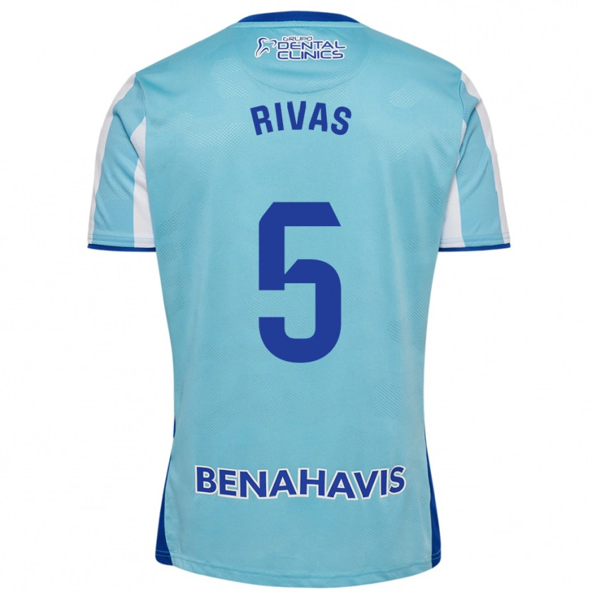 Danxen Kid Juande Rivas #5 Sky Blue White Home Jersey 2025/26 T-Shirt